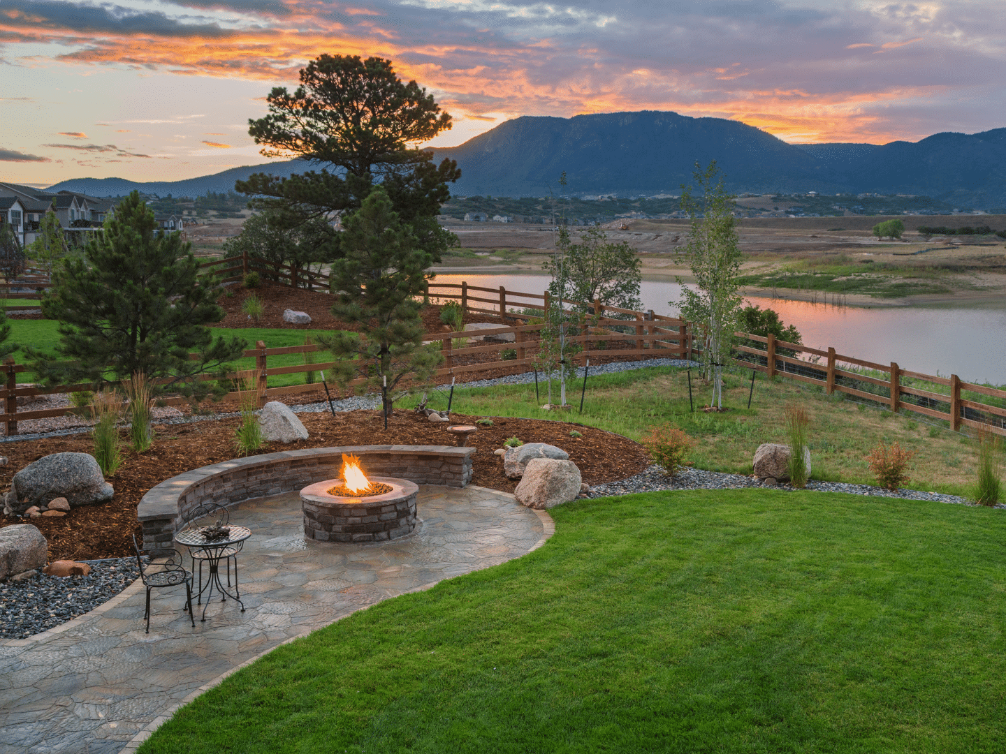 Custom Outdoor Fire Pit Highlands Ranch, CO